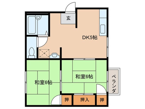 メイゾン田原の物件間取画像